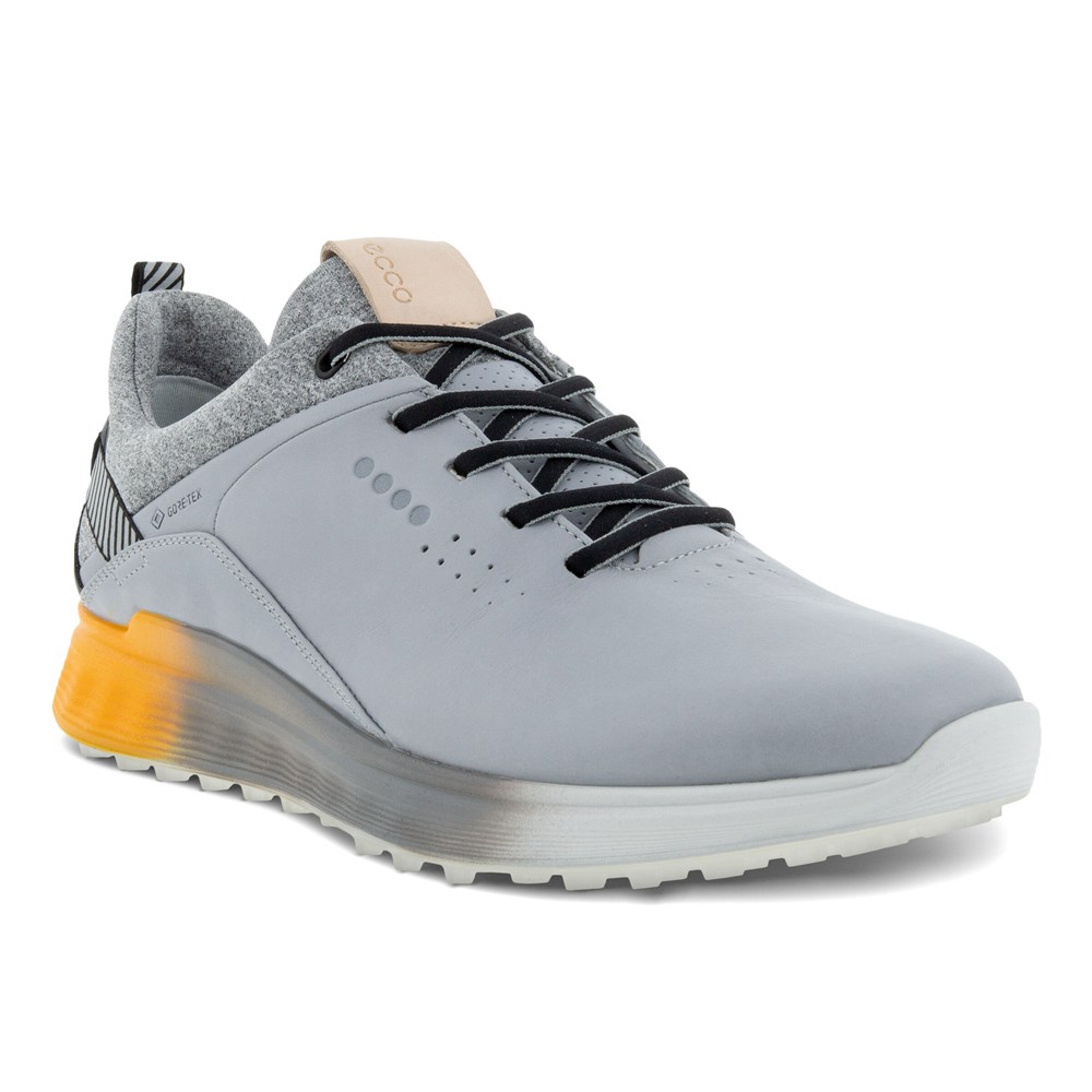 Zapatos De Golf Hombre - ECCO S-Three Spikeless - Grises - ZBK578123